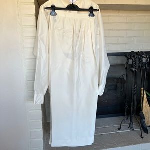 Vintage silk wide leg outfit